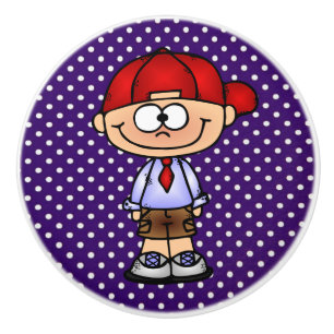 Bouton De Porte En Céramique Ceramic Knob/Boy