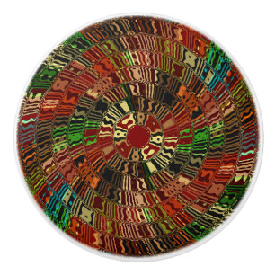 Bouton De Porte En Céramique Ceramic Knob du sud-ouest de Sun Swirl