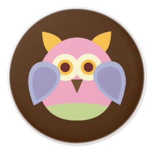 Bouton De Porte En Céramique Ceramic Knob/Owl