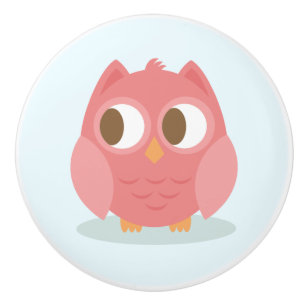 Bouton De Porte En Céramique Ceramic Knob/Owl