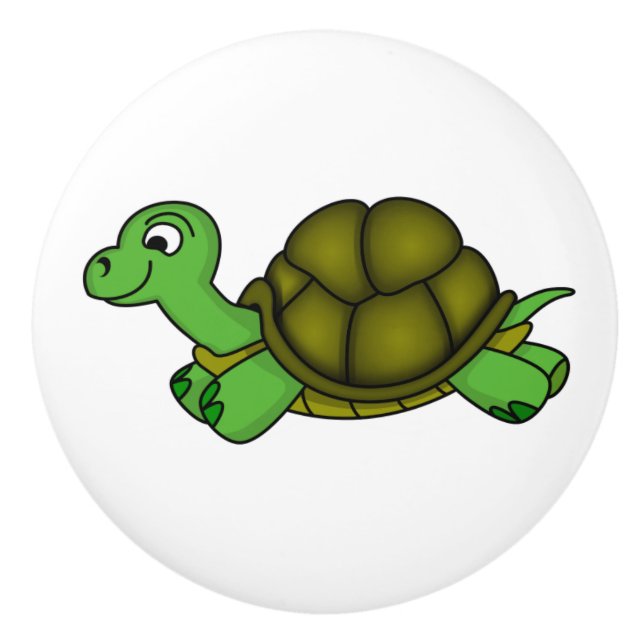 Bouton De Porte En Céramique Ceramic Knoth/Turtle (Devant)