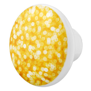 Bouton De Porte En Céramique Ceramic Pull Noeud de Gold