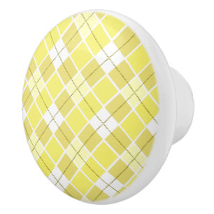 Bouton De Porte En Céramique Céramique Armoire Cabot Jaune