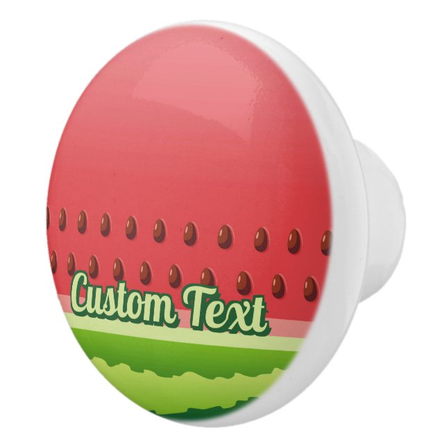 Bouton De Porte En Céramique Céramique Arrière - plan de pastèque (Droite)