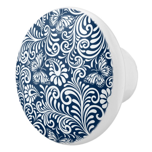 Bouton De Porte En Céramique Céramique Cabinet Knob (Droite)