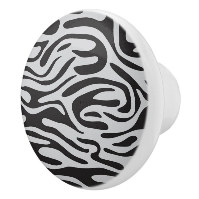 Bouton De Porte En Céramique Céramique Cabinet Knob (Droite)
