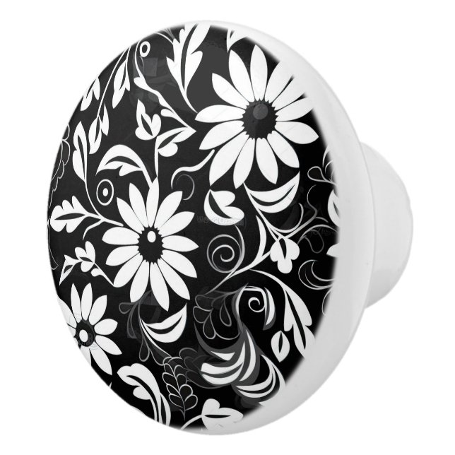 Bouton De Porte En Céramique Céramique Cabinet Knob (Droite)