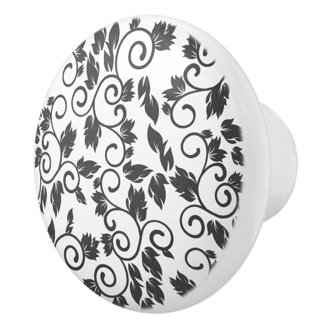 Bouton De Porte En Céramique Céramique Cabinet Knob (Droite)