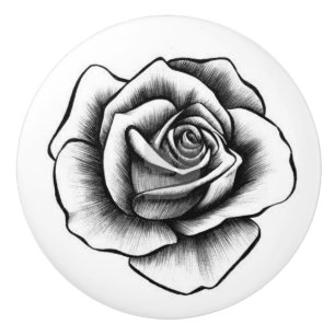 Bouton De Porte En Céramique Céramique Draw & Cupboard Door Knows -Rose