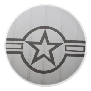 Bouton De Porte En Céramique Céramique étoile militaire
