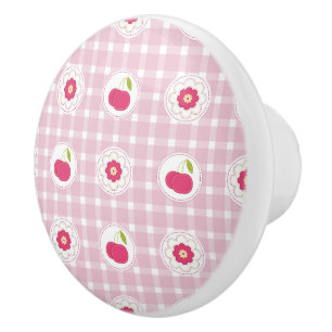 Bouton De Porte En Céramique Cerry Picnic Knob