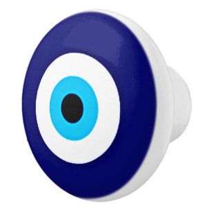 Bouton De Porte En Céramique Charme du mauvais œil