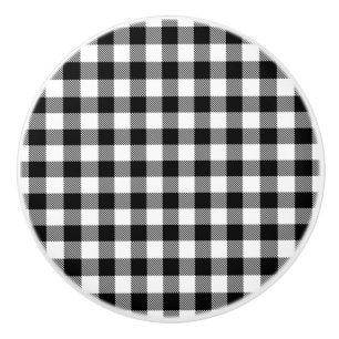 Bouton De Porte En Céramique Chaussure en plastique de buffle noir et blanc mod