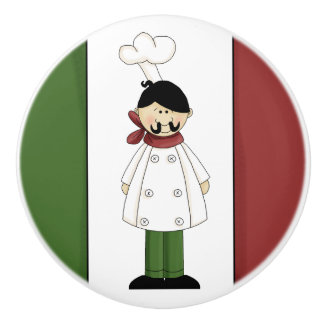 Bouton De Porte En Céramique Chef italien #5