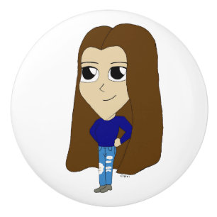 Bouton De Porte En Céramique chibi