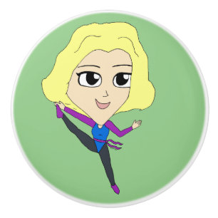 Bouton De Porte En Céramique chibi
