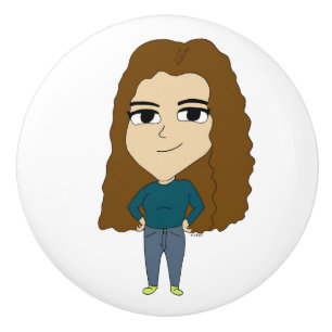 Bouton De Porte En Céramique chibi