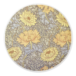 Bouton De Porte En Céramique Chrysanthème de William Morris