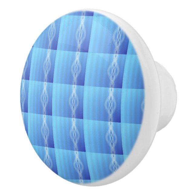 Bouton De Porte En Céramique Ciel bleu (Droite)