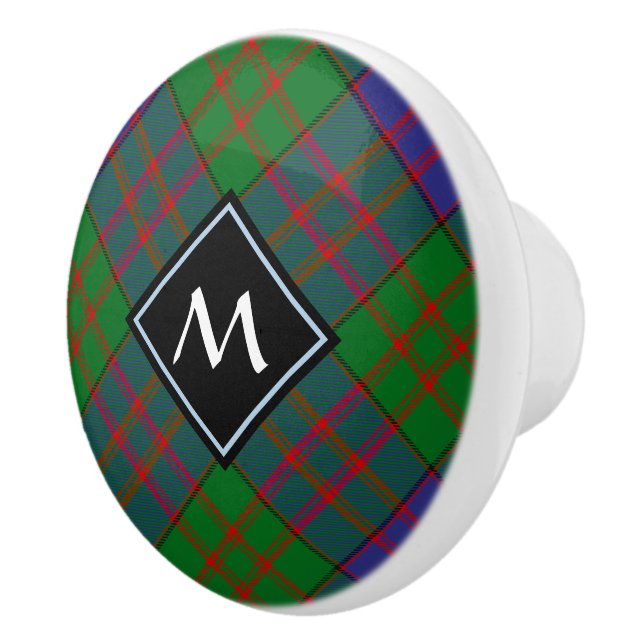 Bouton De Porte En Céramique Clan MacDonald Tartan Ceramic Knob (Droite)