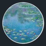 Bouton De Porte En Céramique Claude Monet<br><div class="desc">Nymphéas - Claude Monet,  Huile sur toile,  1906</div>