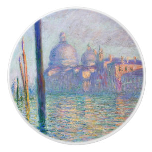 Bouton De Porte En Céramique Claude Monet - Grand Canal, Venise