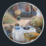 Bouton De Porte En Céramique Claude Monet - Le déjeuner, panneau décoratif<br><div class="desc">Le déjeuner,  panneau décoratif / Le dejeuner,  panneau décoratif - Claude Monet,  1873</div>