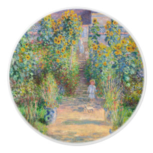 Bouton De Porte En Céramique Claude Monet - Le jardin de l'artiste à Vetheuil