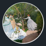 Bouton De Porte En Céramique Claude Monet - Les femmes dans le jardin<br><div class="desc">Femmes dans le jardin / Femmes au jardin - Claude Monet,  Huile sur toile,  1866</div>