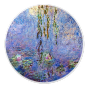 Bouton De Porte En Céramique Claude Monet - Lys d'eau