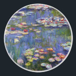 Bouton De Porte En Céramique Claude Monet - Nymphéas / Nymphéas<br><div class="desc">Nymphéas / Nymphéas - Claude Monet,  1916</div>