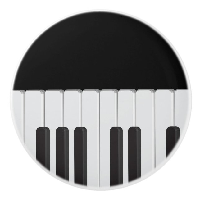 Bouton De Porte En Céramique Clavier pour piano (Devant)