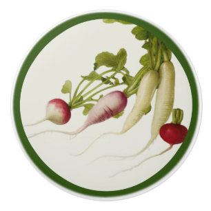 Bouton De Porte En Céramique CLÉ Botanique vintage