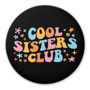 Bouton De Porte En Céramique Club des Sœurs Cool III