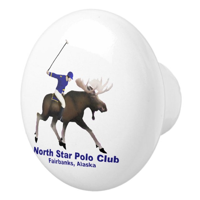 Bouton De Porte En Céramique Club Polo North Star (Droite)
