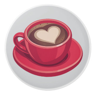 Bouton De Porte En Céramique Coffee ceramic knobs