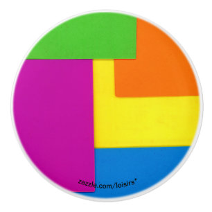 Bouton De Porte En Céramique Coloré