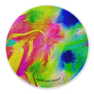 Bouton De Porte En Céramique Coloré en céramique