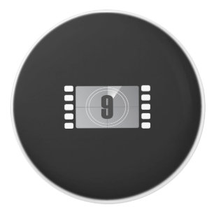 Bouton De Porte En Céramique Compte à rebours 9 Ceramic Knob