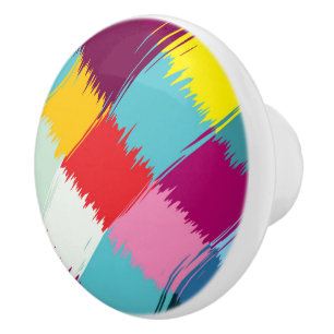 Bouton De Porte En Céramique Conception d'abrégé sur courses de peinture