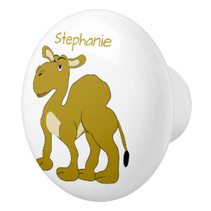 Bouton De Porte En Céramique Conception de chameau de dromadaire personnalisée