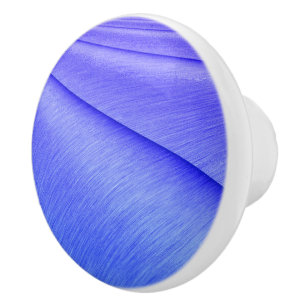 Bouton De Porte En Céramique Conception de Contour de Lavande Brossée à Violett