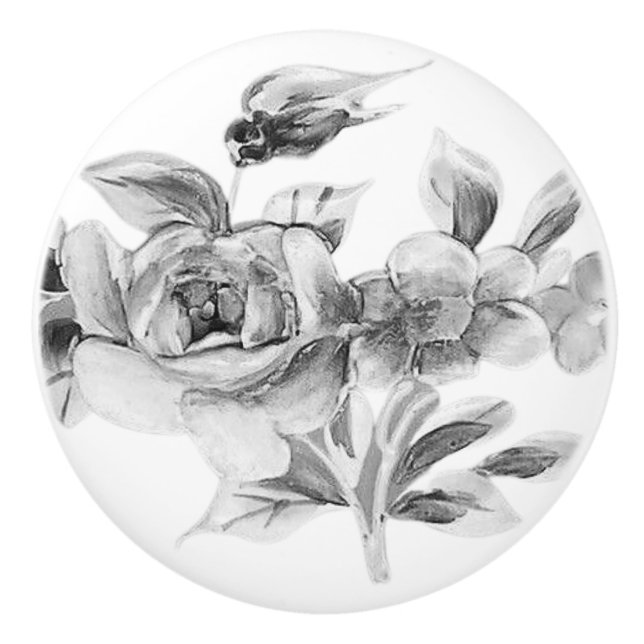 BOUTON DE PORTE EN CÉRAMIQUE CONCEPTION DE STYLE CÉRAMIQUE DE PORTE (Devant)