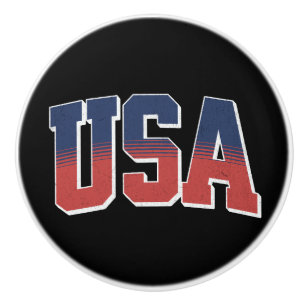 Bouton De Porte En Céramique conception de texte de grunge aux États-Unis