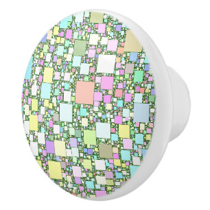 Bouton De Porte En Céramique Conception d'oeuvres d'art de la mini-boîte Paste