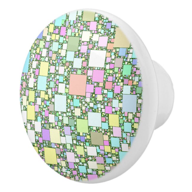 Bouton De Porte En Céramique Conception d'oeuvres d'art de la mini-boîte Pastel (Droite)