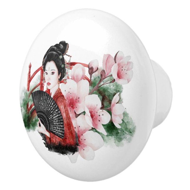 Bouton De Porte En Céramique Conception Okinawa Series 38 (Droite)