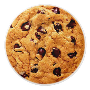 Bouton De Porte En Céramique Cookie à chips au chocolat