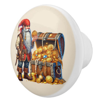 Bouton De Porte En Céramique Cool Pirate lovers boys