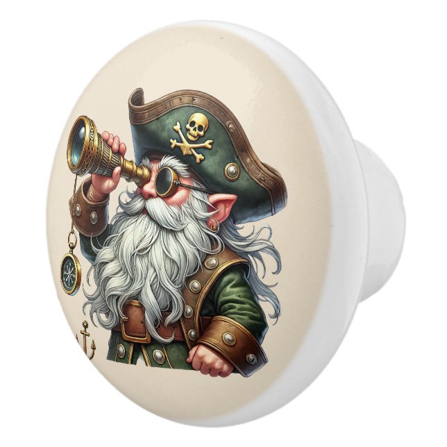 Bouton De Porte En Céramique Cool Pirate lovers boys room  (Droite)